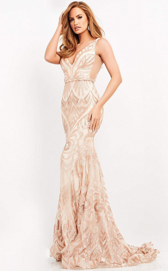 Jovani 02753 Sleeveless Embellished Evening Dress