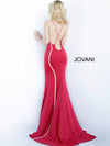 JOVANI 3040 Criss Cross Back Fitted Evening Dress - CYC Boutique
