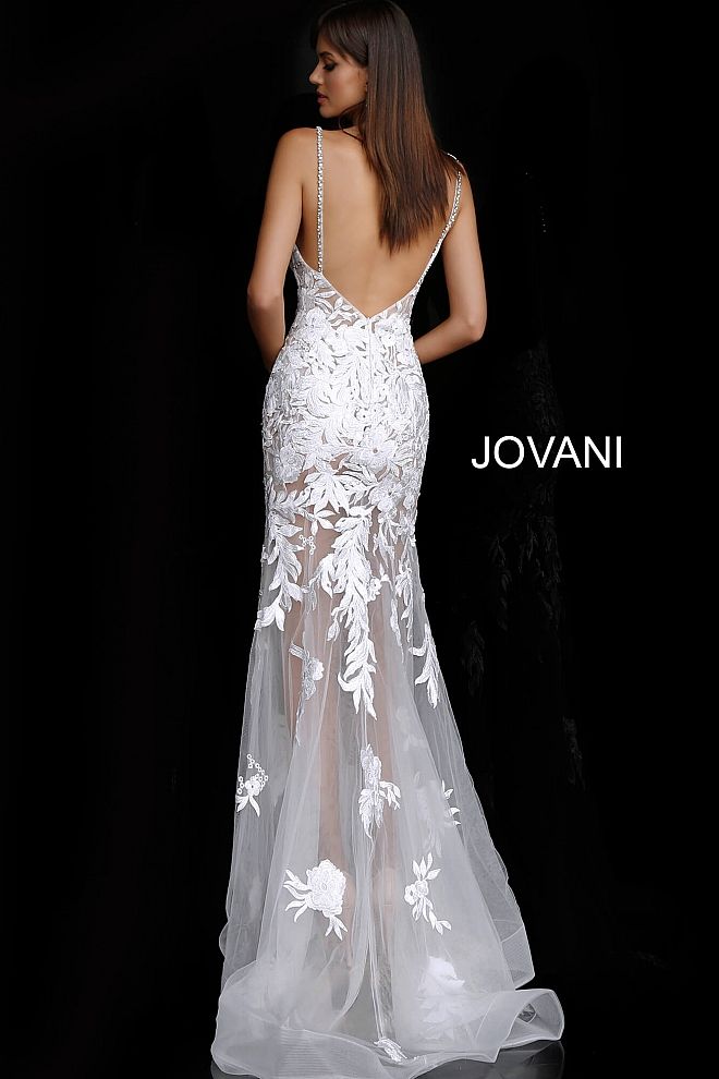 JOVANI 68401 Embroidered Wedding Dress - CYC Boutique
