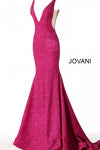 JOVANI 47075 Fitted Plunging Neckline Gown - CYC Boutique