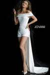 JOVANI 6228 Off the Shoulder Fitted Bridal Romper - CYC Boutique