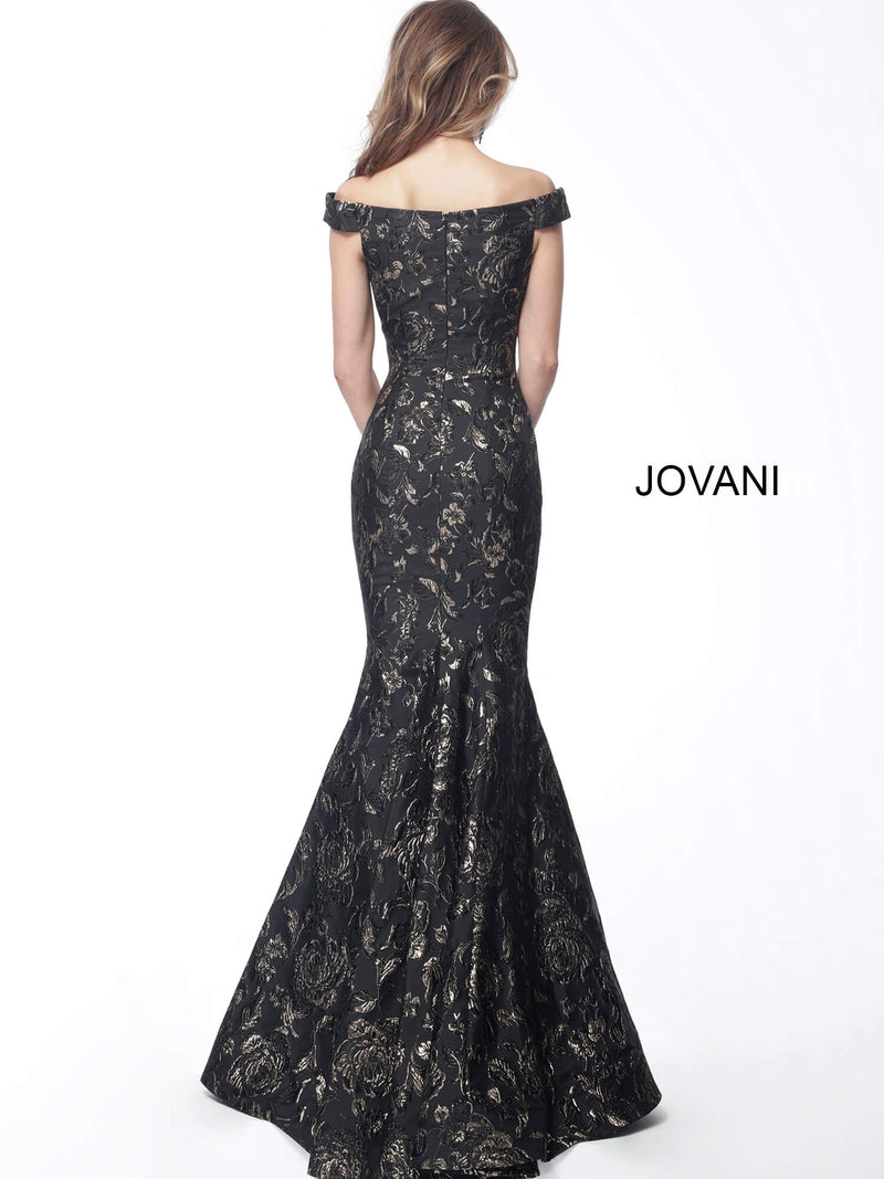 JOVANI 62581 Off the Shoulder Mermaid Evening Dress - CYC Boutique