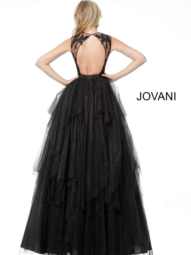 JOVANI 68364 Embellished Bodice Evening Ballgown - CYC Boutique