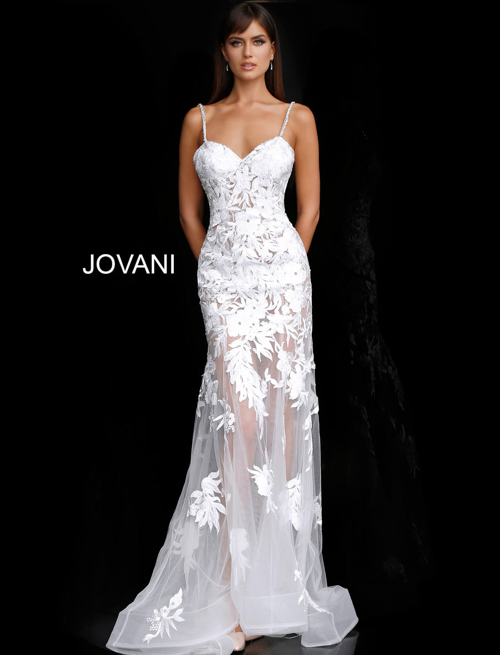 JOVANI 68401 Embroidered Wedding Dress - CYC Boutique