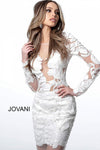 JOVANI 62811 Long Sleeve Fitted Dress - CYC Boutique