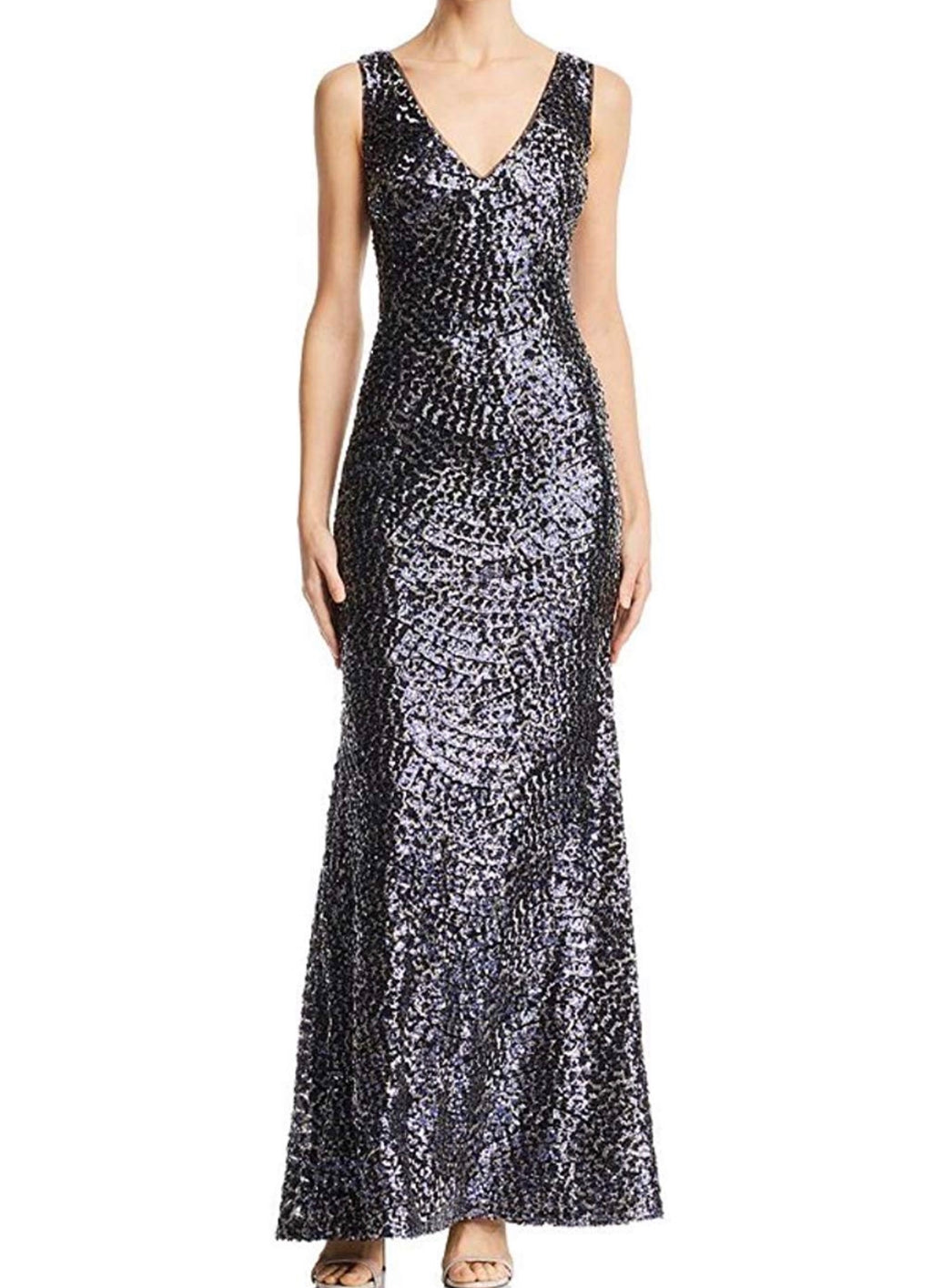 Laundry by Shelli Segal Sequin V-neck Gown - CYC Boutique