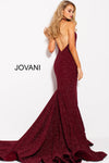 JOVANI 55414 Plunging Neck Evening Dress - CYC Boutique