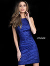 JOVANI 1355 Fitted Glitter Cocktail Dress - CYC Boutique