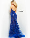 Jovani 8110 Embellished Front Slit Prom Dress