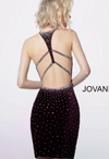 JOVANI 65313 Key Hole Neck Fitted Dress - CYC Boutique