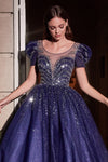 Cinderella Divine B702 Layered Tulle Ball Gown