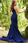 JOVANI 55185 High Neck Mermaid Evening Dress - CYC Boutique