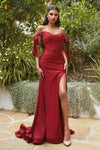 Cinderella Divine CD943 Curve Fitted Evening Dress