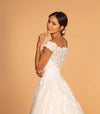 GLS by Gloria GL2596 Lace Cap Sleeve Wedding Gown - CYC Boutique