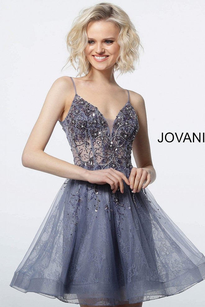 JOVANI 2527 Embellished A-Line Party Dress - CYC Boutique