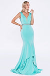 Cinderella Divine P107 Fitted Mermaid Evening Dress - CYC Boutique