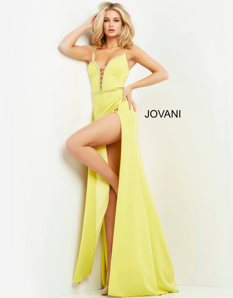 Jovani 06557 Double Split Evening Dress
