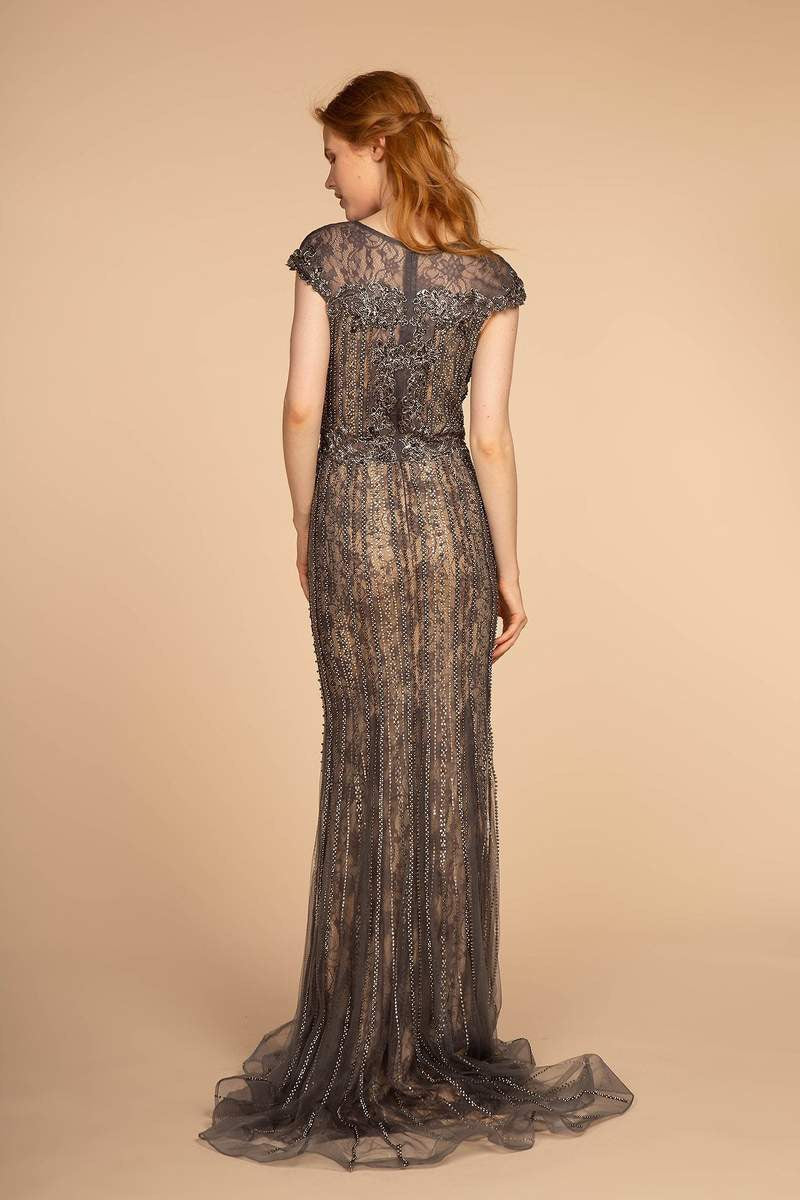 GLS by Gloria GL2533 Cap Sleeve Lace Dress - CYC Boutique