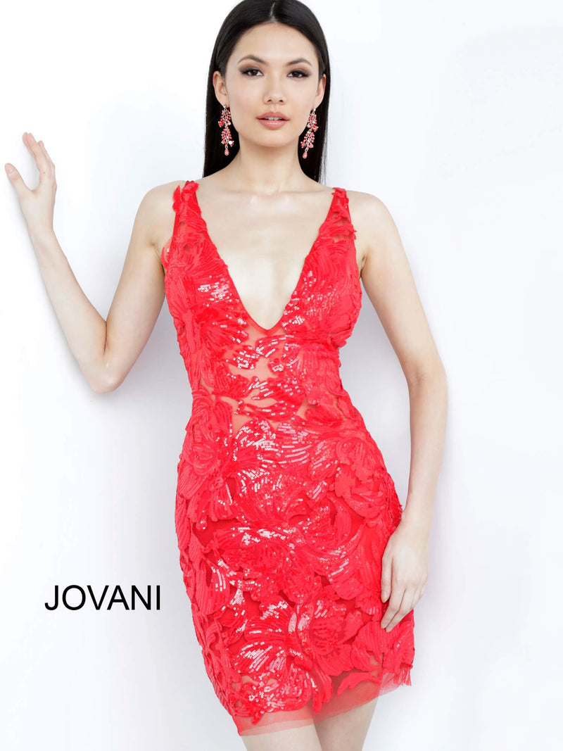 JOVANI 4552 Embellished Cocktail Dress - CYC Boutique