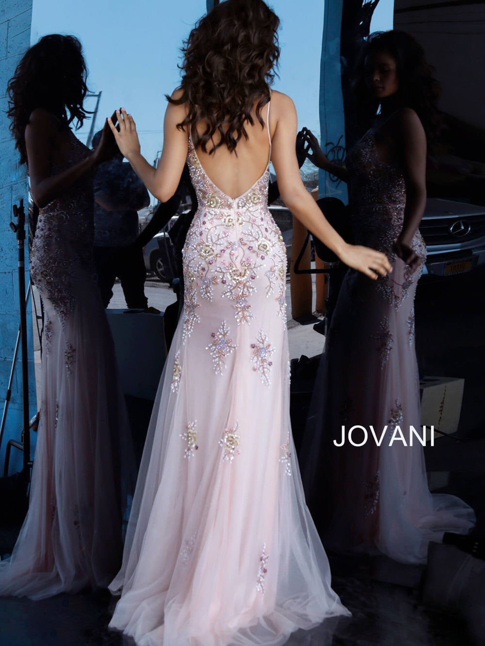 JOVANI 65322 Beaded Bodice Evening Dress - CYC Boutique