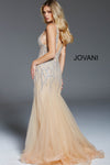 JOVANI 59717 Beaded Plunging Neckline Evening Dress - CYC Boutique