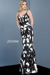 JOVANI 2250 Two Tone Plunging Neckline Evening Dress - CYC Boutique