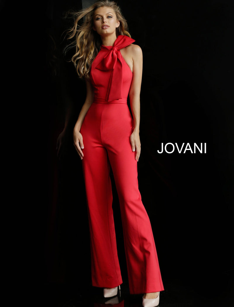 Jovani 63523 High Neck Jumpsuit