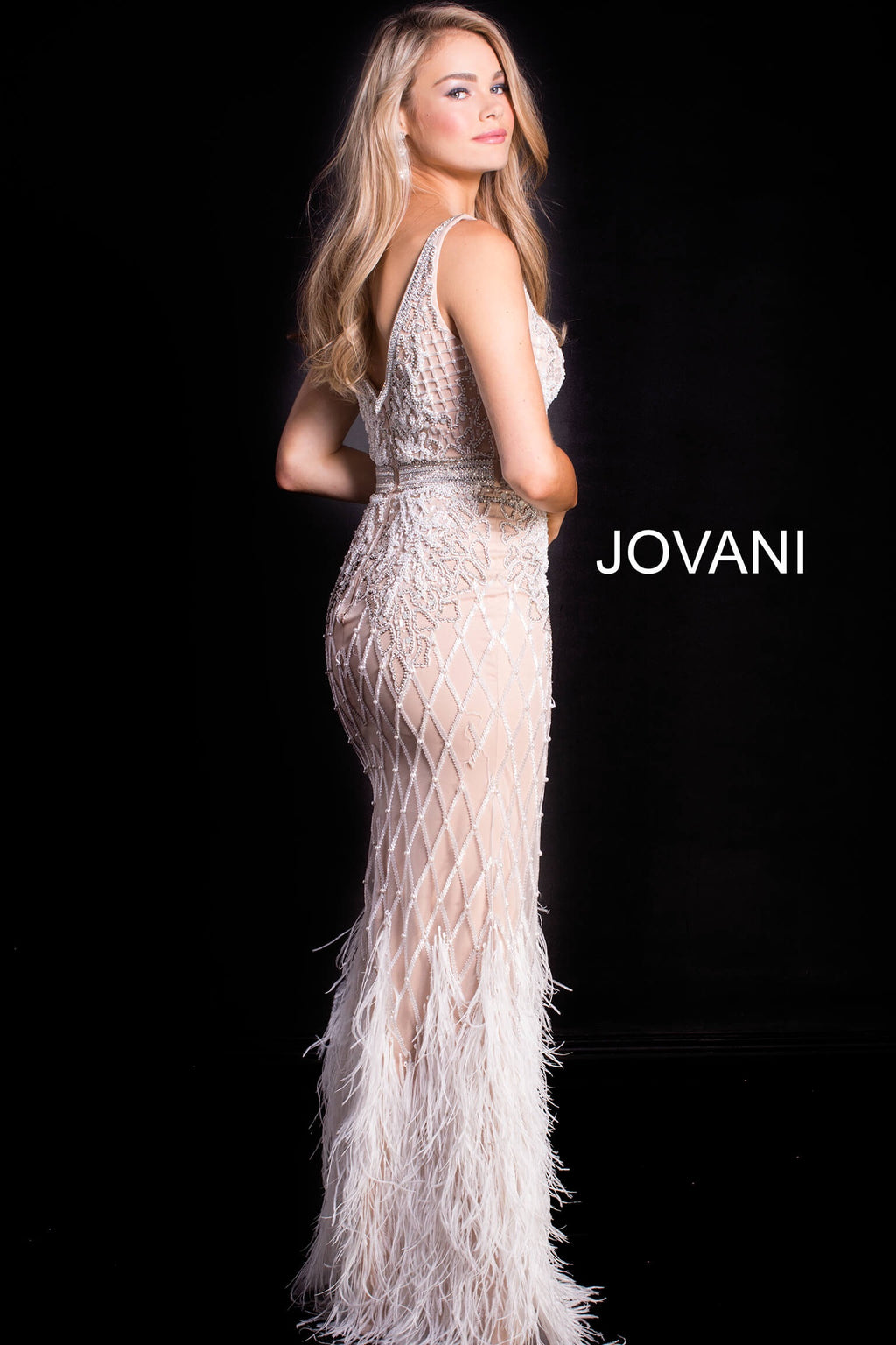 JOVANI 55796 Embellished Evening Dress - CYC Boutique