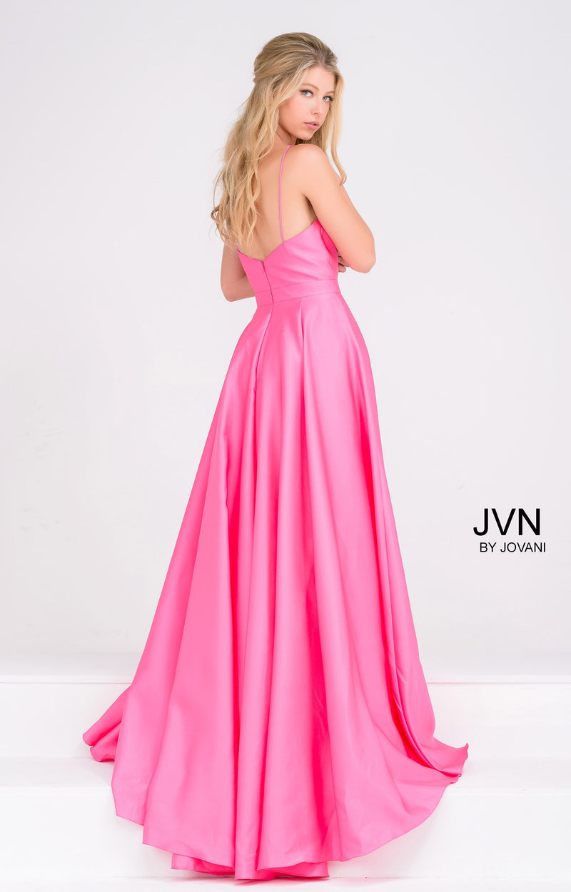 JOVANI JVN48791 Satin Evening Gown - CYC Boutique