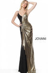 JOVANI 5700 Ruched Spaghetti Straps Evening Dress - CYC Boutique
