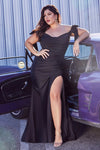 Cinderella Divine CD943 Curve Fitted Evening Dress