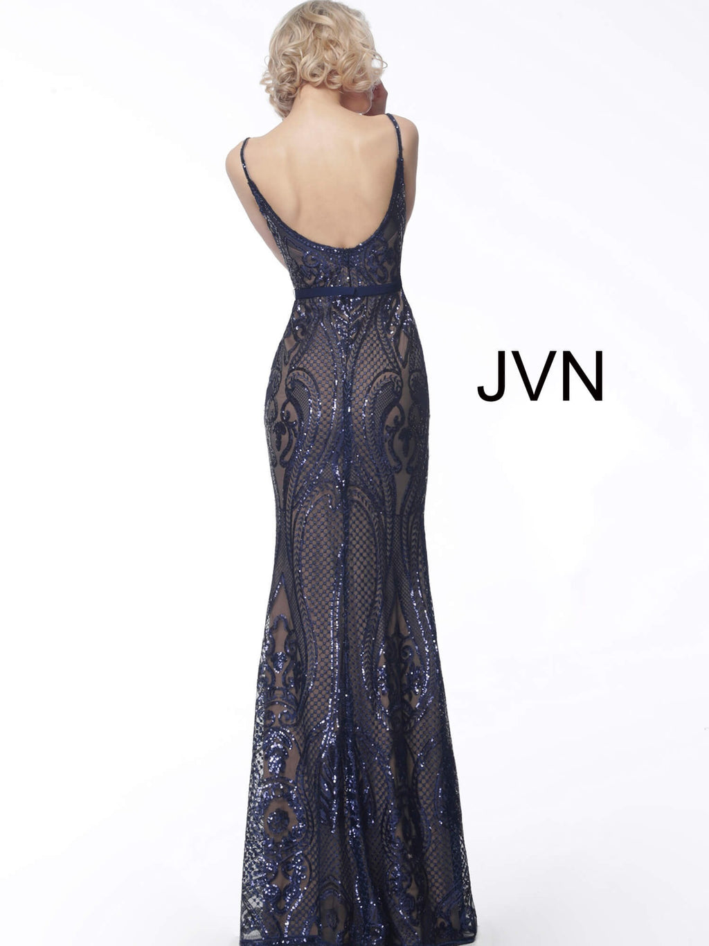 JOVANI JVN66960 V-Neck Evening Dress - CYC Boutique