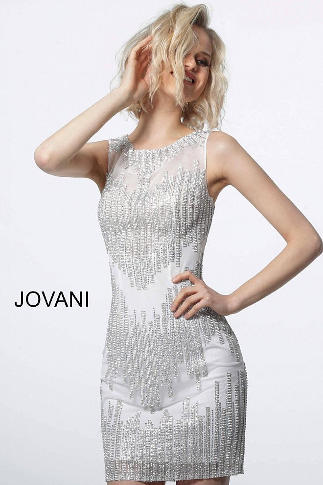 JOVANI 2275 Fitted Embellished Cocktail Dress - CYC Boutique