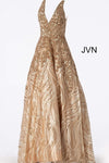 JOVANI JVN60641 Embellished V Neck Ballgown - CYC Boutique