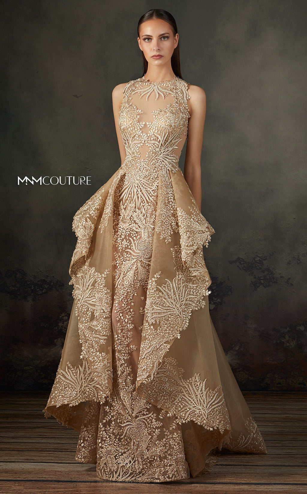 MNM Couture Embroidered A-Line Dress - CYC Boutique