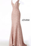 JOVANI 45812 Fitted Jersey Plunging Neckline Dress - CYC Boutique