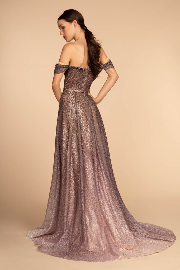 GLS by Gloria GL2570 Off Shoulder Sweetheart A-Line Dress - CYC Boutique