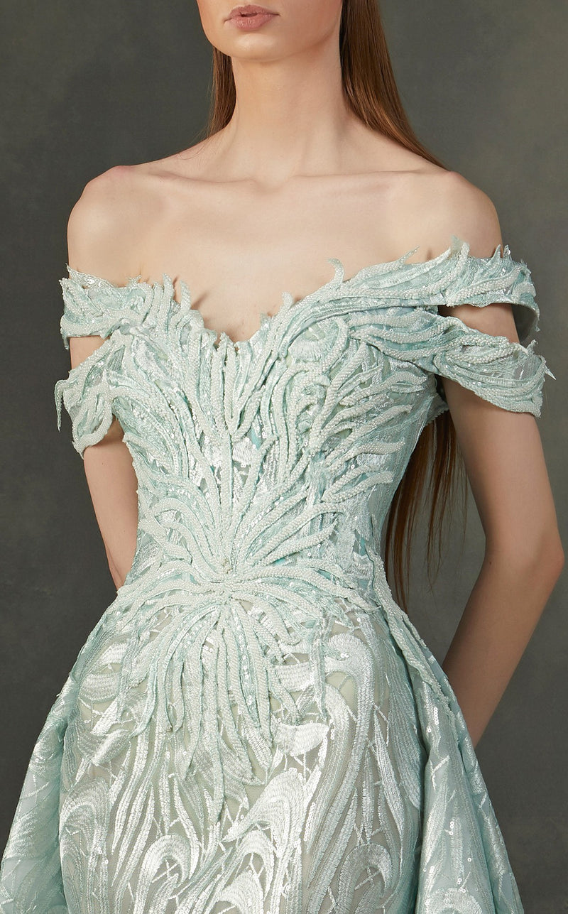 MNM Couture K3721 Off Shoulder Evening Dress - CYC Boutique