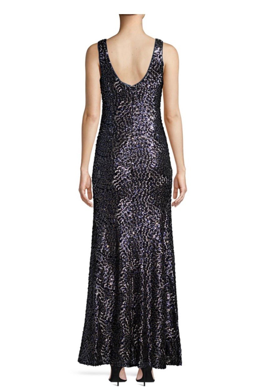 Laundry by Shelli Segal Sequin V-neck Gown - CYC Boutique