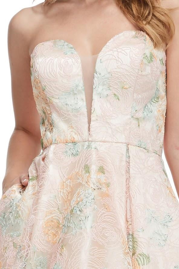 Strapless Sweetheart Neckline Cocktail Dress - CYC Boutique