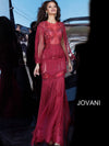 JOVANI 64137 Embellished Fringe Evening Dress - CYC Boutique