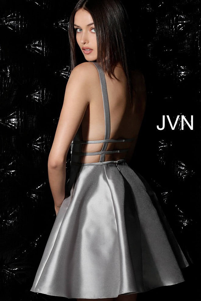 JOVANI JVN62950 Open Back Fit and Flare Dress - CYC Boutique