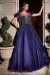 Cinderella Divine B702 Layered Tulle Ball Gown