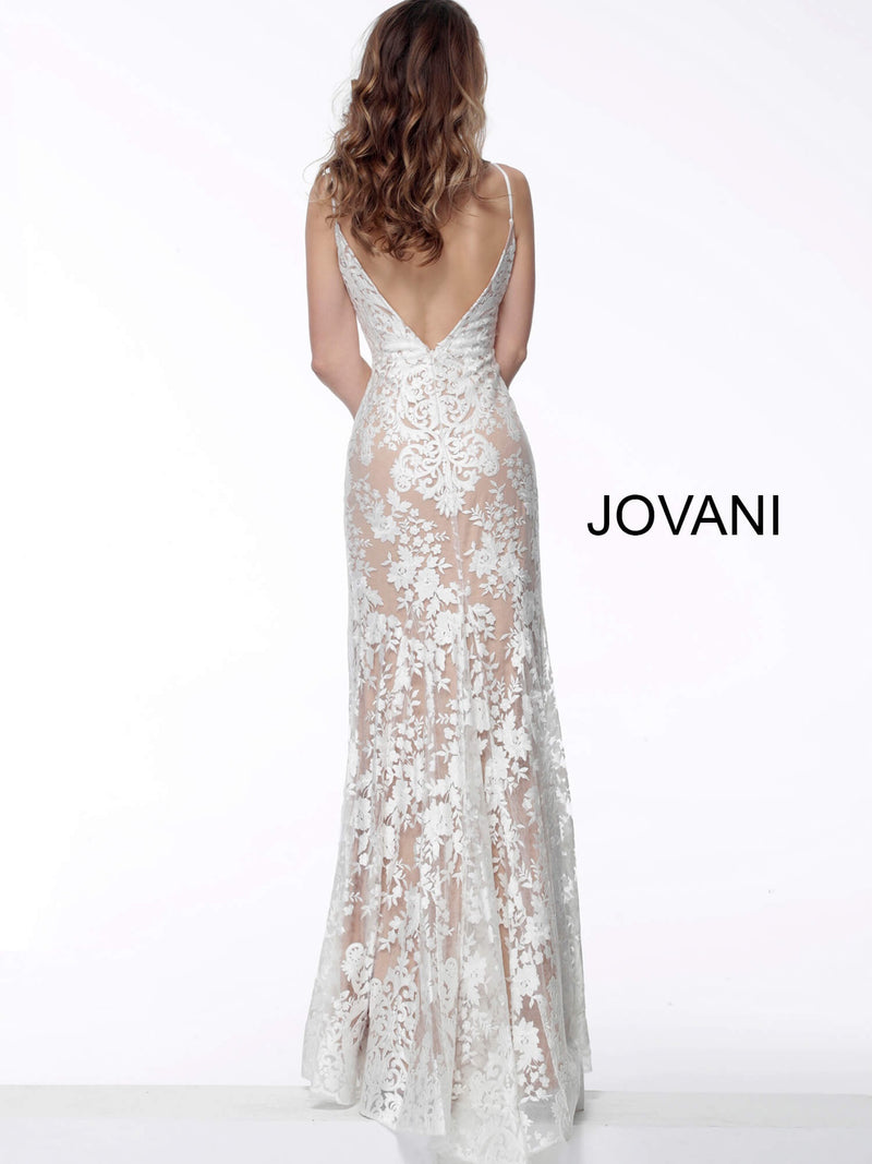 JOVANI 63754 Lace Evening Dress - CYC Boutique