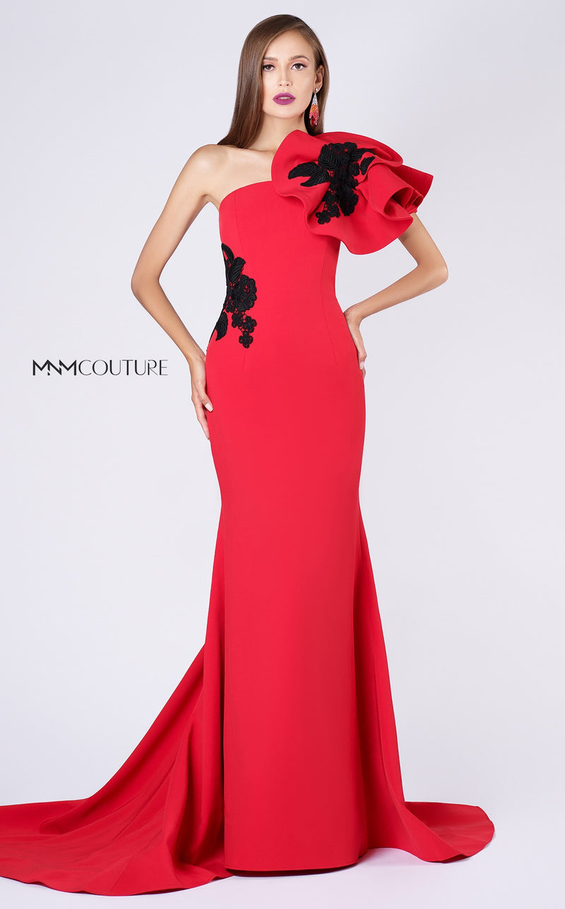 MNM Couture M0042 One Shoulder Evening Dress - CYC Boutique