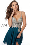 JOVANI JVN62738 Embroidered Bodice Chiffon Party Dress - CYC Boutique