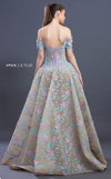 MNM Couture K3637 Floral Appliqué Off-Shoulder Gown - CYC Boutique