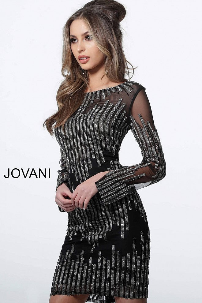 JOVANI 3964 Embellished Cocktail Dress - CYC Boutique
