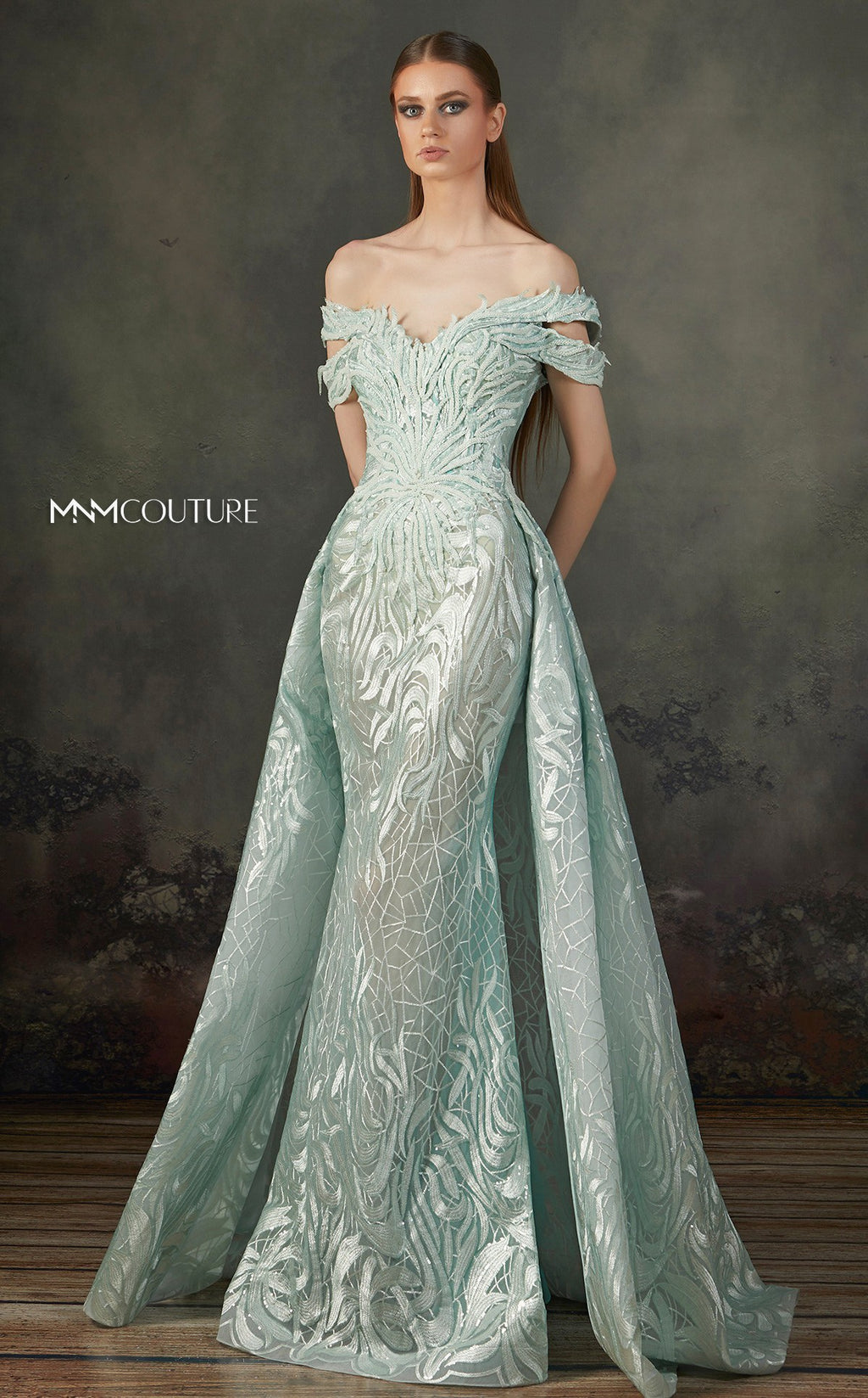 MNM Couture K3721 Off Shoulder Evening Dress - CYC Boutique