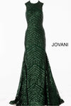 JOVANI 64807 Sequin Open Back High Neck Dress - CYC Boutique
